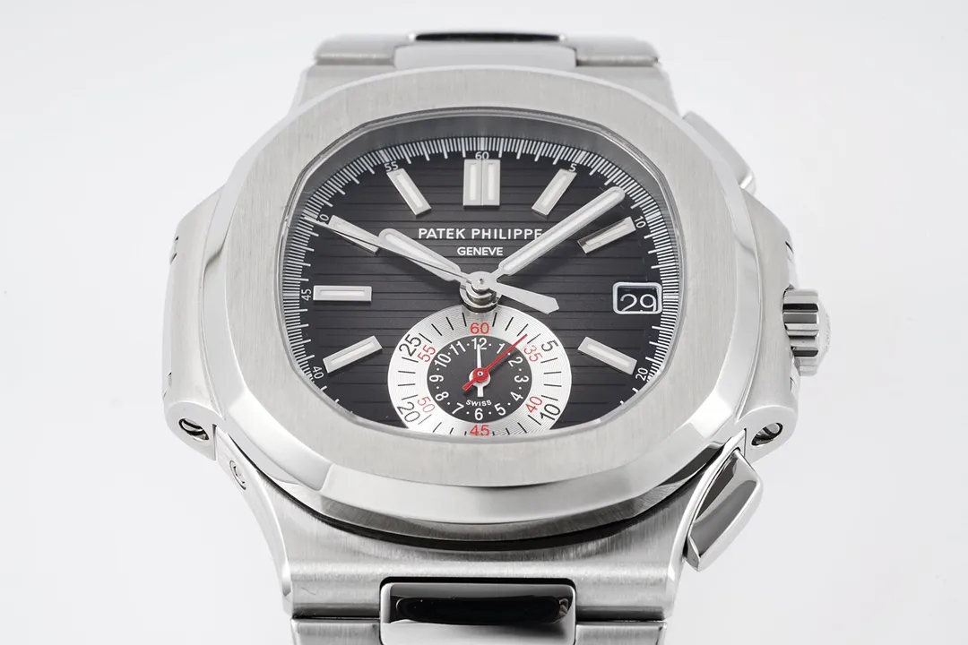 Patek Philippe 5980 Silver Black Watch - view 4