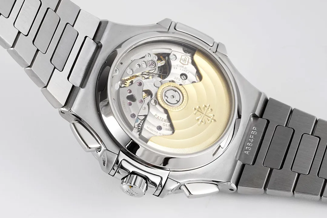 Patek Philippe 5980 Silver Black Watch - view 10