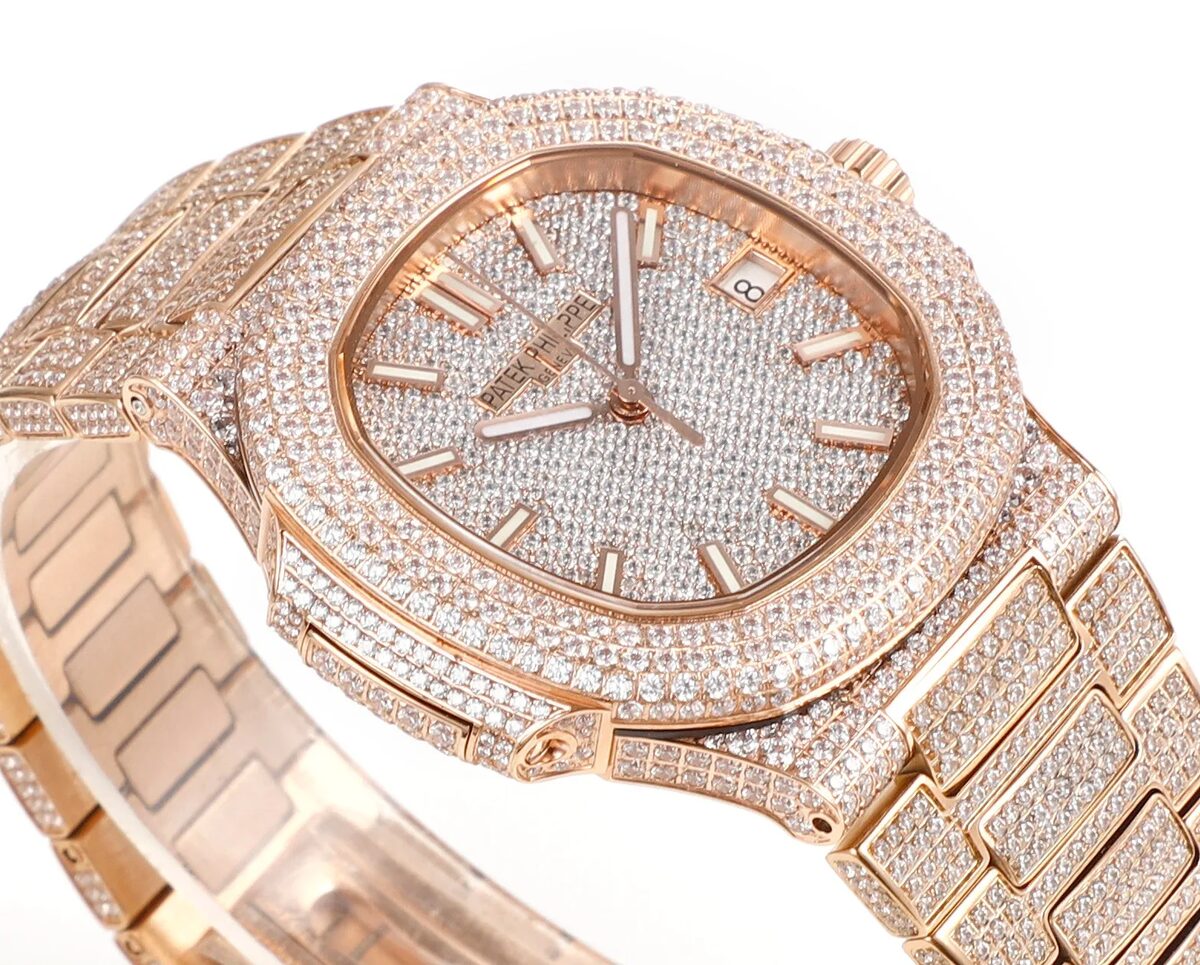 Patek Philippe Rose Gold Diamond Watch - view 4