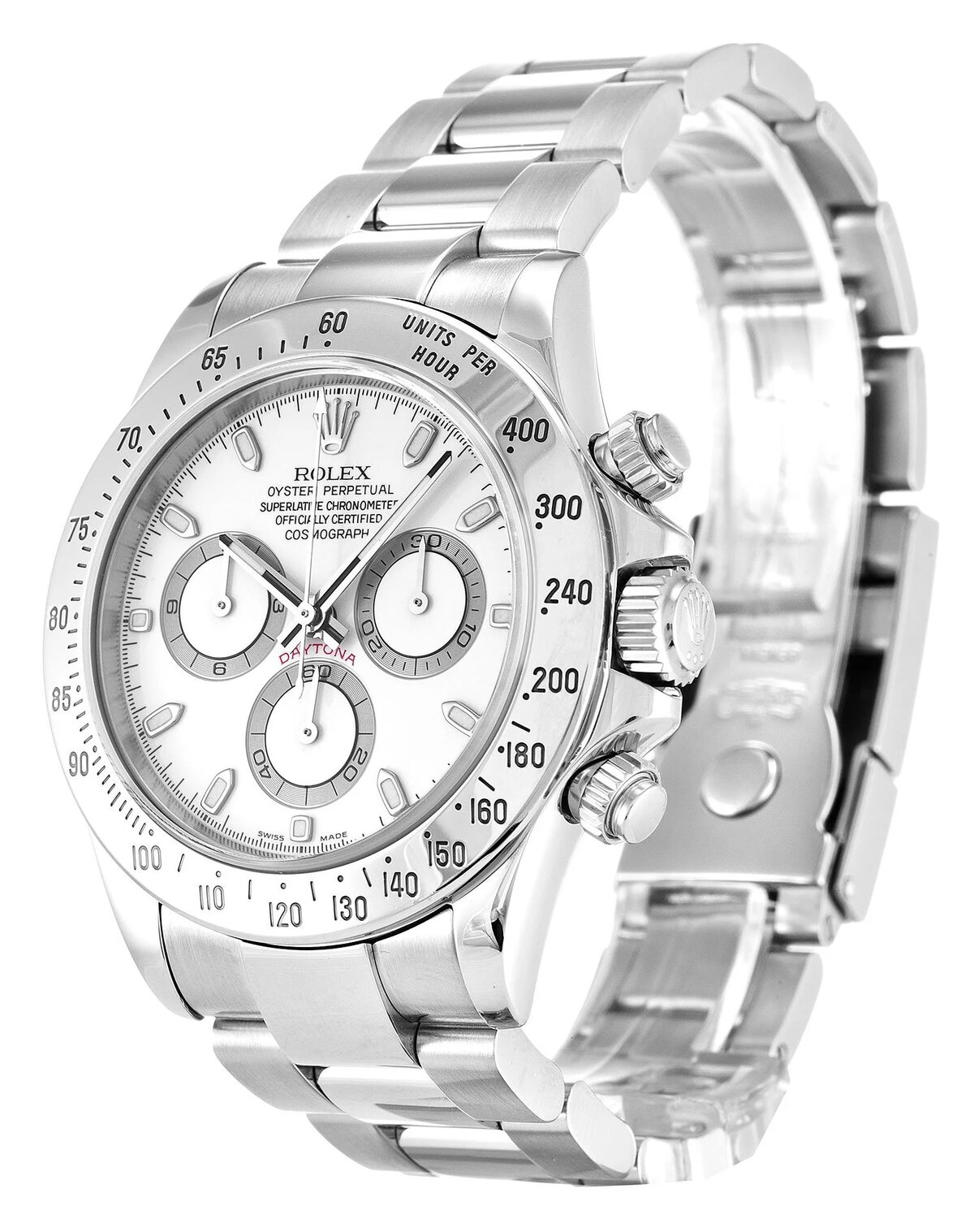 Superclone Rolex Daytona 40mm White Dial 116520 - view 4
