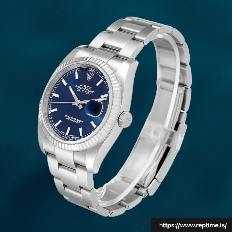 Rolex Datejust 116234BLSO Men’s 36mm Silver-tone - view 4