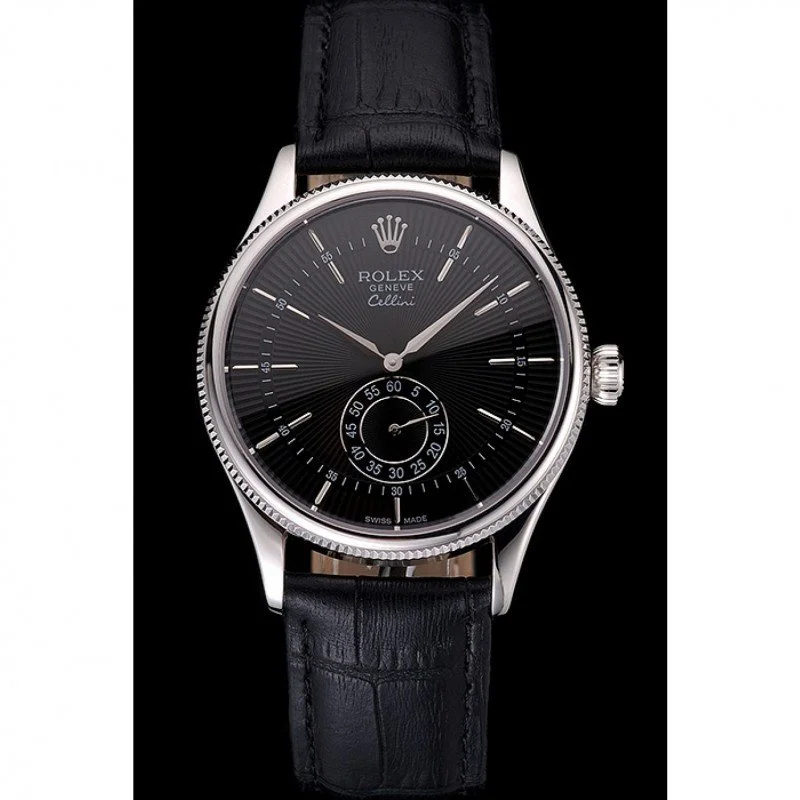 Superclone Rolex Cellini 38mm Black Dial REP016790 - view 3