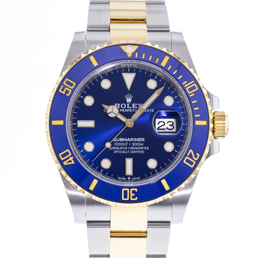 Superclone Rolex Submariner 41mm Blue Dial 126613LB Bluesy - view 3