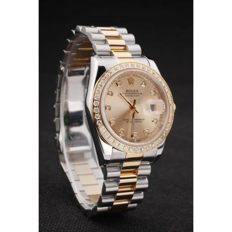 Superclone Rolex Datejust 36mm Gold Dial SRL40 - view 8