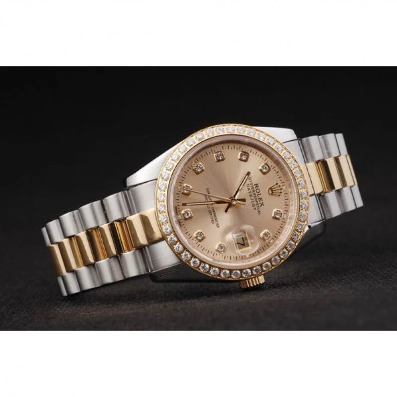 Superclone Rolex Datejust 36mm Gold Dial SRL40 - view 9