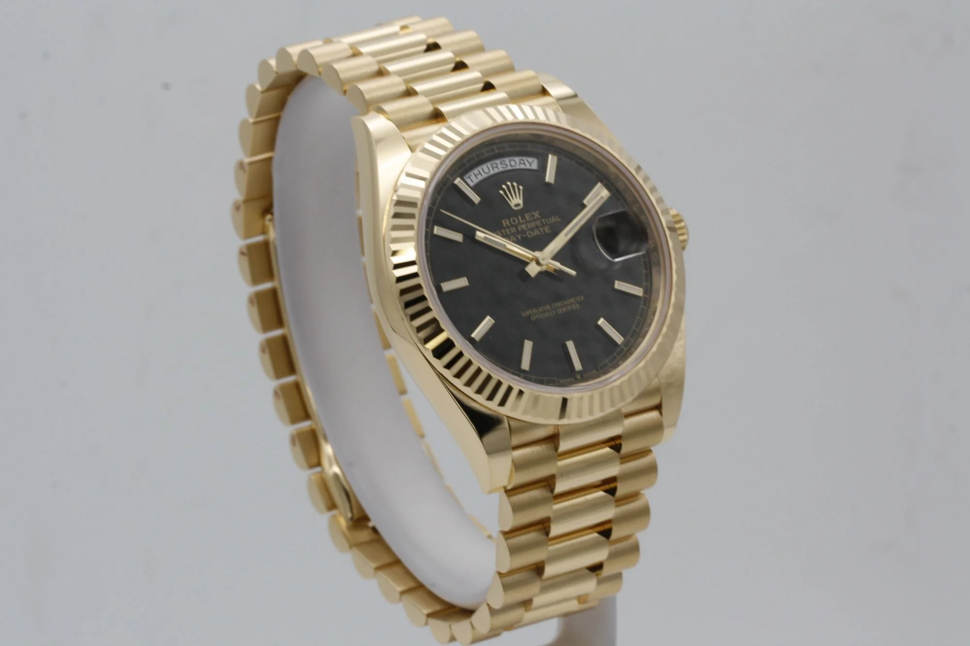 Superclone Rolex Day-Date 40 mm Black Dial 228238 - view 8