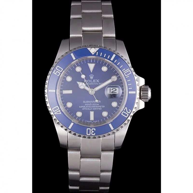 Superclone Rolex Submariner 40mm Blue Dial SRL50 - view 3