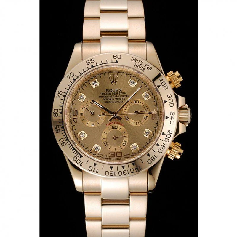 Rolex Daytona 39mm Gold Dial 1454245 - view 3