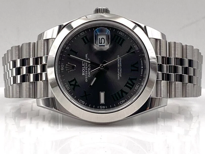 Superclone Rolex Datejust 41mm Rhodium Dial 126300  Wimbledon  Jubilee - view 4