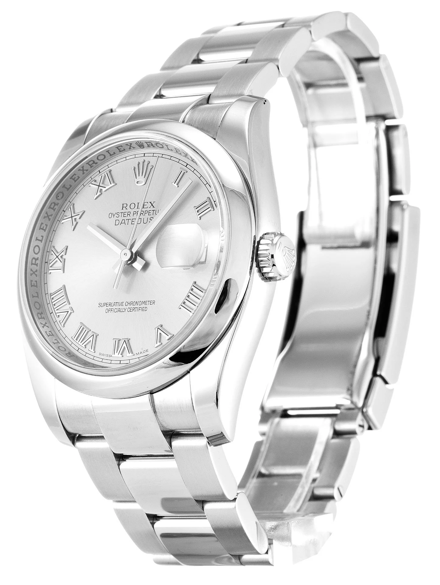 Rolex Datejust 36mm Silver Dial 116200 - view 3
