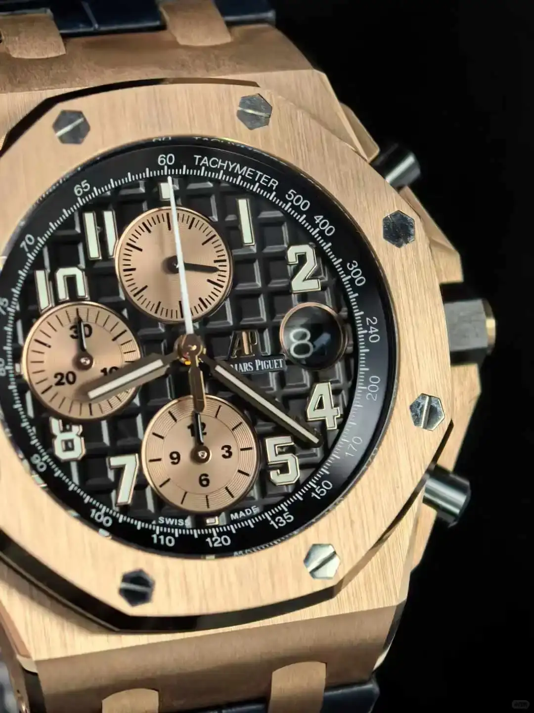 Audemars Piguet Royal Oak Offshore Selfwinding Chronograph Black, Gold 26470OR.OO.A002CR.02 - view 7