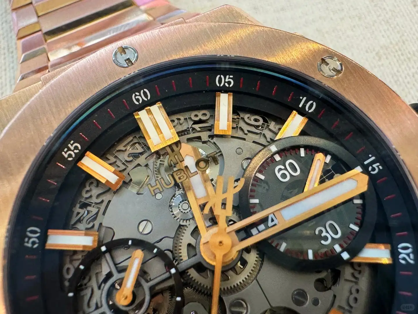 Hublot Big Bang Men Automatic Black 18ct Rose Gold Watch 451.OX.1180.OX - view 5