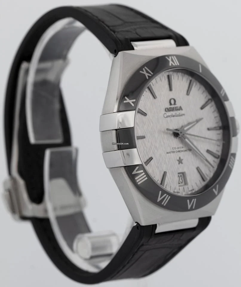 Omega Constellation Men Automatic Grey Leather Watch O13133412106001 - view 3