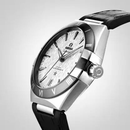Omega Constellation Men Automatic Grey Leather Watch O13133412106001 - view 4