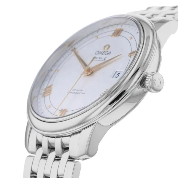 Omega De Ville Men Automatic Mother of Pearl Stainless Steel Watch O42410402002004 - view 4