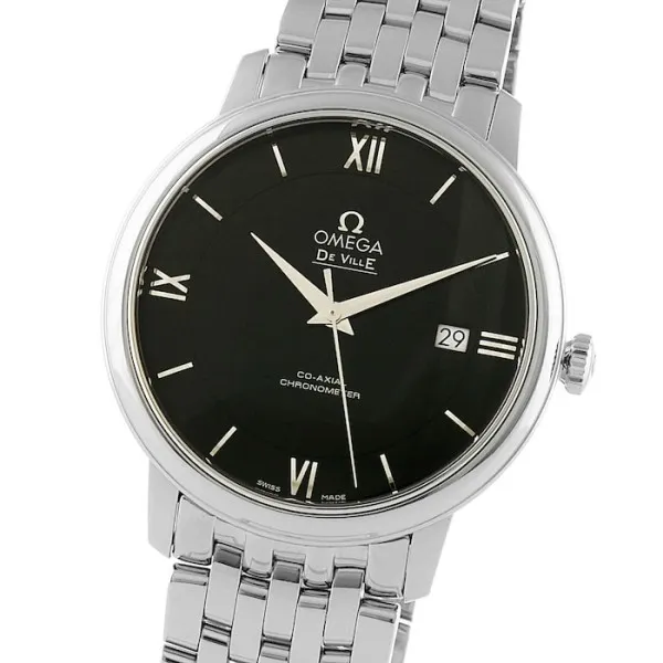 Omega De Ville Men Automatic Black Stainless Steel Watch O42410402001001 - view 3