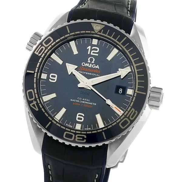 Omega Planet Ocean Men Automatic Blue Leather Watch O21533402003001 - view 4