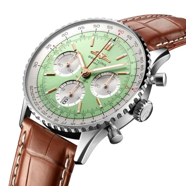 Breitling Navitimer Men Automatic Mint Alligator Watch AB0139211L1P1 - view 4