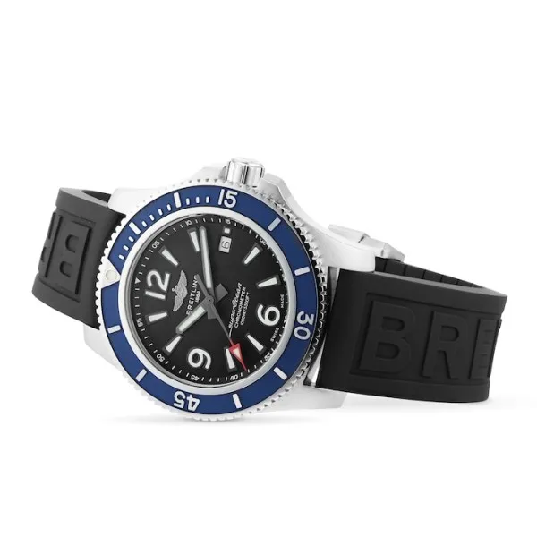 Breitling Superocean Men Automatic Black Rubber Watch A173678A1B1S1 - view 5
