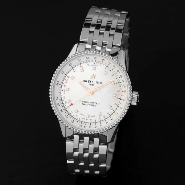 Breitling Navitimer Women Automatic Mother of Pearl Stainless Steel Watch A17395211A1A1 - view 7