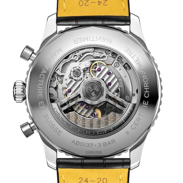 Breitling Navitimer Men Automatic Black Alligator Watch AB0137211B1P1 - view 5