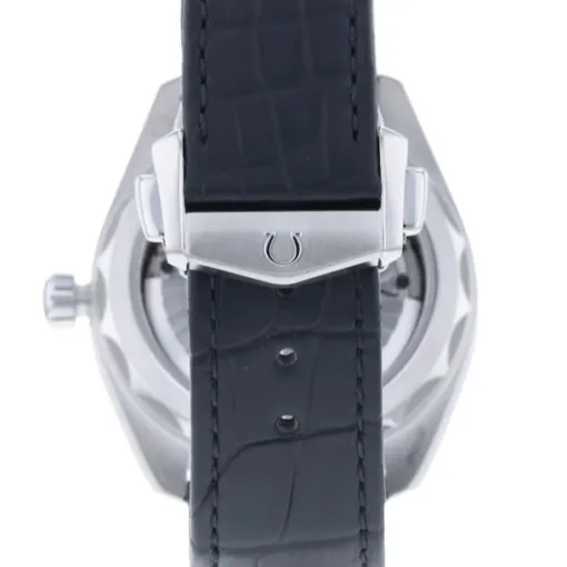 Omega Seamaster Aqua Terra Men Automatic Blue Leather Watch O22013412103001 - view 4