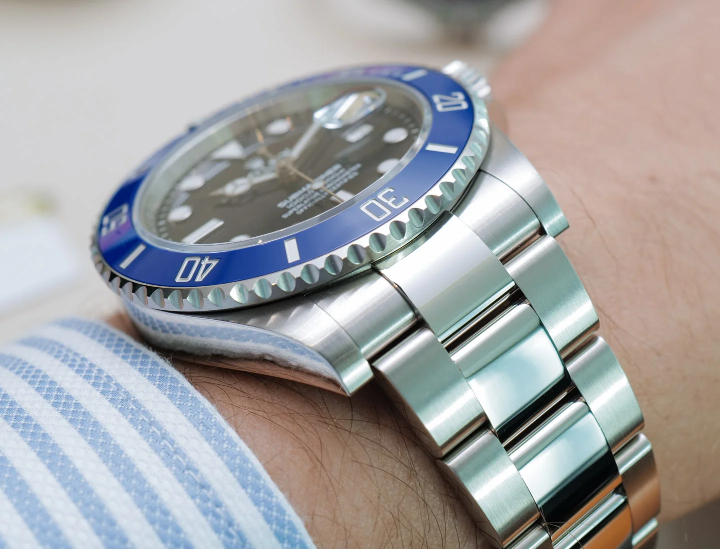 Superclone Rolex Submariner  Cookie Monster  41mm Black Dial 126619LB - view 5