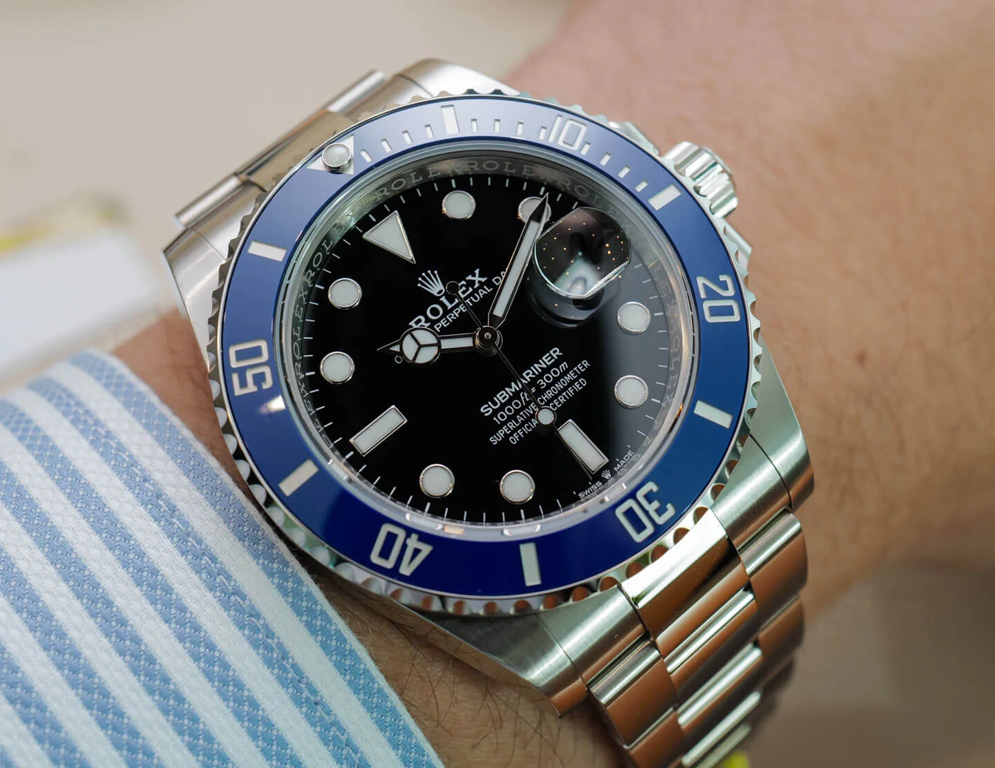 Superclone Rolex Submariner  Cookie Monster  41mm Black Dial 126619LB - view 7